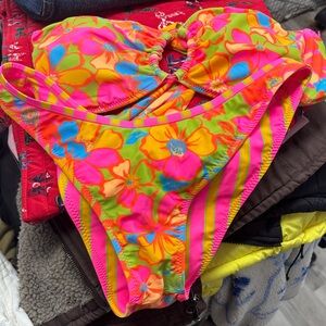 Vibrant Floral Bikini Set